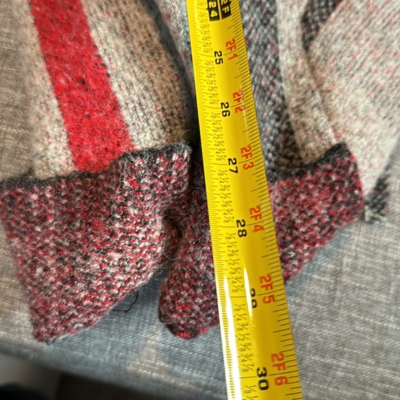 Joseph A Open Front Plaid Cardigan M - Picture 7 of 8